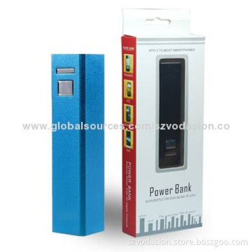 Best Price 2,200mAh Square Tube Wholesale Power Banks for Cellphones and PC